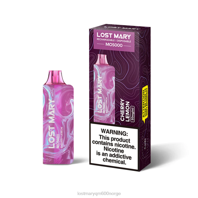 V4X2F23 LOST MARY Norge - kirsebær sitron LOST MARY MO5000