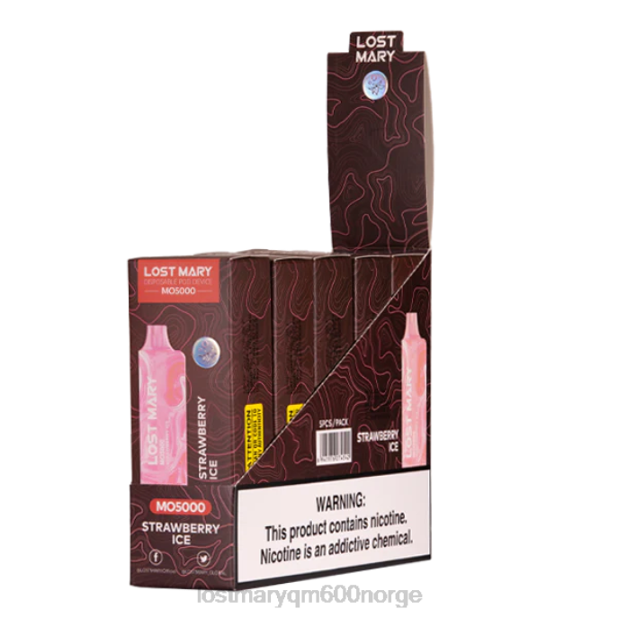 V4X2F66 LOST MARY vape pris - jordbæris LOST MARY MO5000