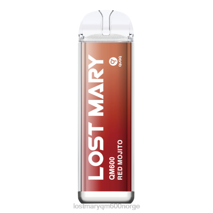 V4X2F164 LOST MARY review - rød mojito LOST MARY QM600 engangs vape