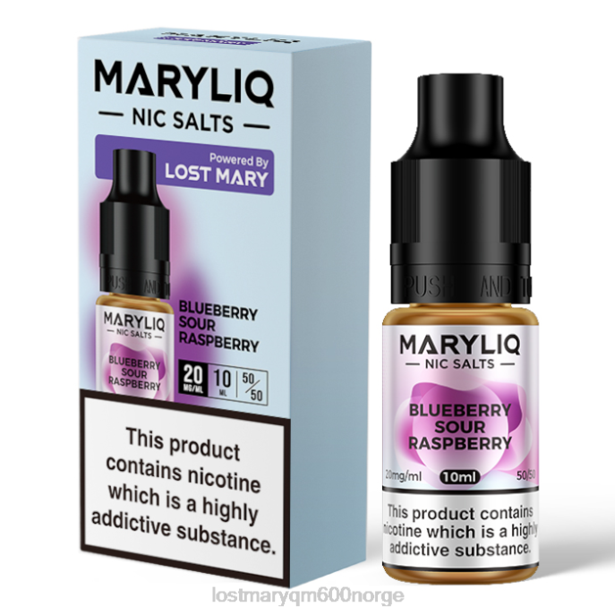 V4X2F207 LOST MARY price - blåbærsur bringebær LOST MARY MARYLIQ nic salter - 10 ml