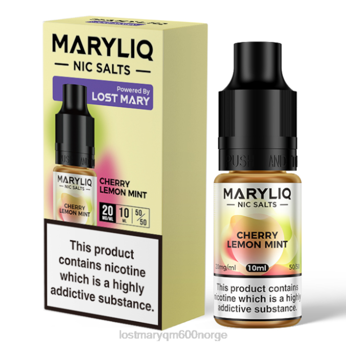 V4X2F209 LOST MARY flavours - kirsebær LOST MARY MARYLIQ nic salter - 10 ml