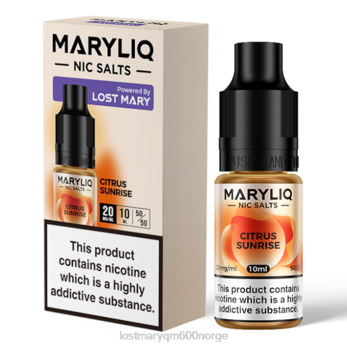V4X2F210 LOST MARY Oslo - sitrus LOST MARY MARYLIQ nic salter - 10 ml