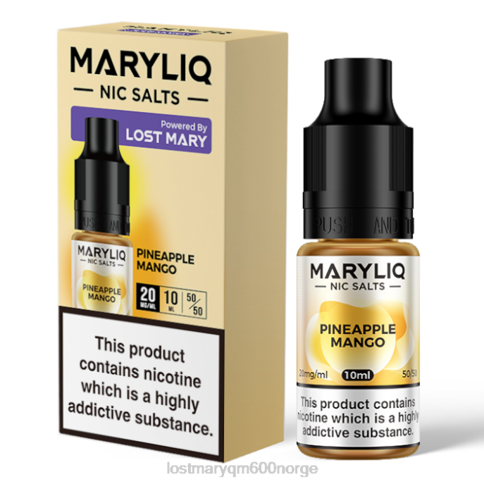 V4X2F214 LOST MARY review - ananas LOST MARY MARYLIQ nic salter - 10 ml