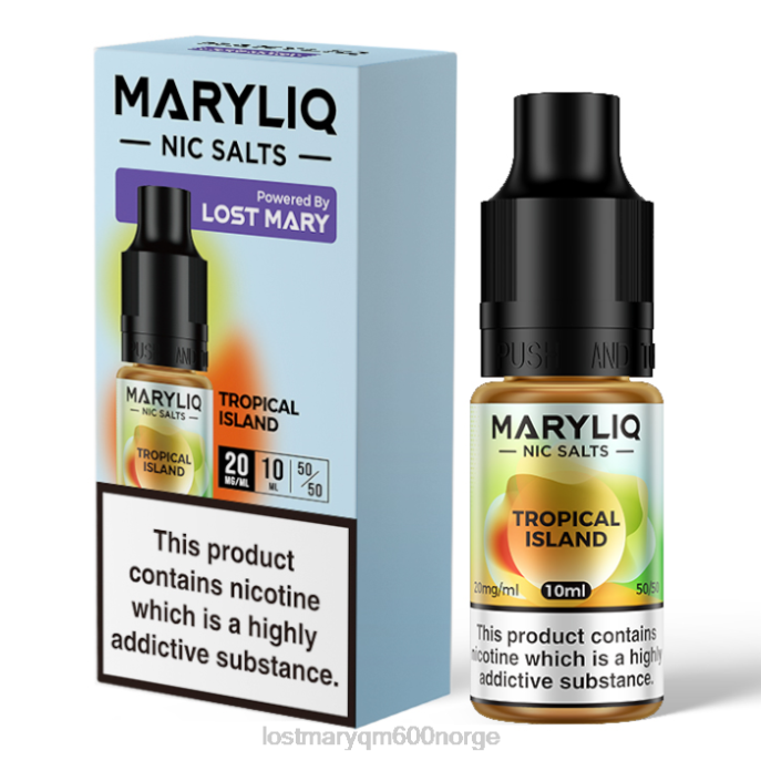 V4X2F218 LOST MARY vape nikotin - tropisk LOST MARY MARYLIQ nic salter - 10 ml