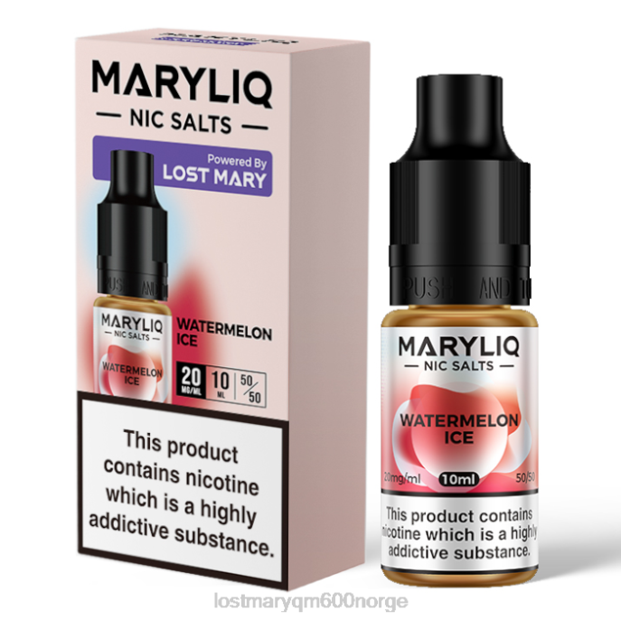 V4X2F220 LOST MARY Oslo - vannmelon LOST MARY MARYLIQ nic salter - 10 ml
