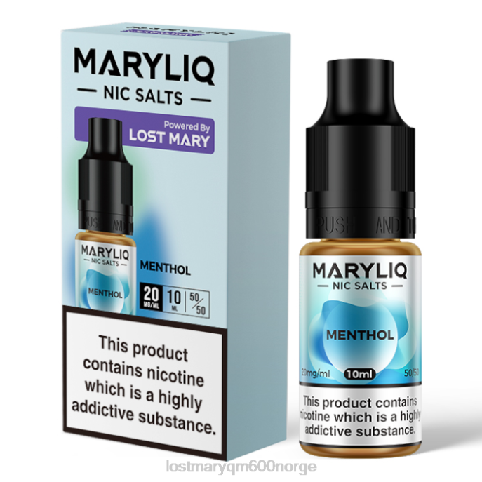 V4X2F223 LOST MARY Norge - mentol LOST MARY MARYLIQ nic salter - 10 ml