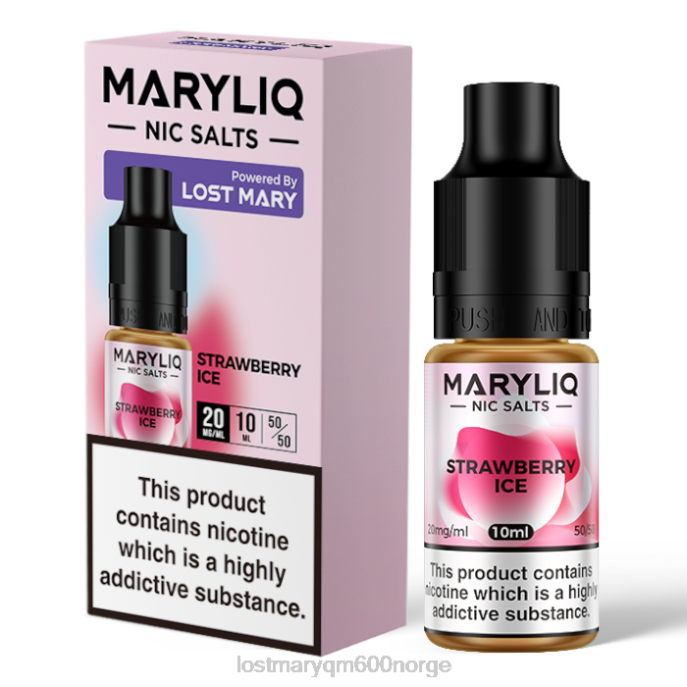 V4X2F225 LOST MARY vape review - jordbær LOST MARY MARYLIQ nic salter - 10 ml