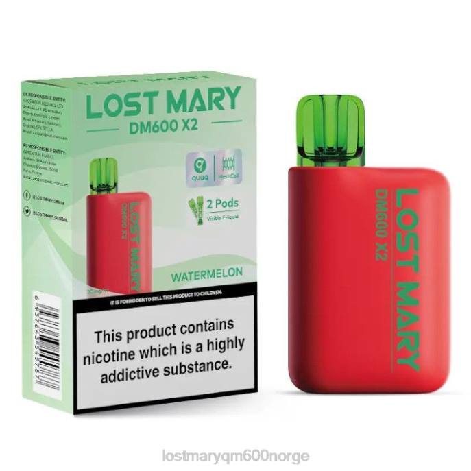 V4X2F200 LOST MARY Oslo - vannmelon LOST MARY DM600 x2 engangsvape