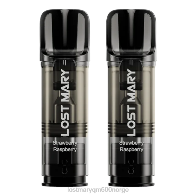 V4X2F178 LOST MARY vape nikotin - jordbær bringebær LOST MARY Tappo forhåndsfylte pods - 20mg - 2pk