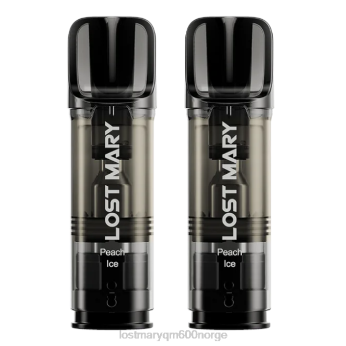V4X2F180 LOST MARY Oslo - fersken is LOST MARY Tappo forhåndsfylte pods - 20mg - 2pk